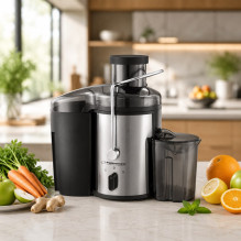 Esperanza EKJ002 sulčiaspaudė, juoda, nerūdijantis plienas, 500 W Esperanza EKJ002 sulčiaspaudė, juoda, nerūdijantis plienas, 500 W
