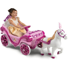 Huffy Electric Disney Princess carriage with horse 6 V pink Huffy Electric Disney Princess carriage with horse 6 V pink