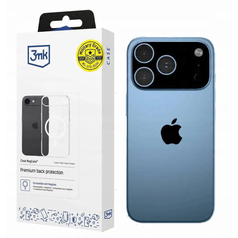 Apple iPhone 17 Pro – 3mk Clear MagCase