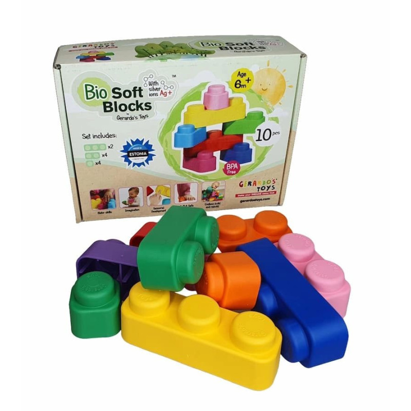 Gerardo''s Toys soft block set 10 pcs.