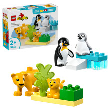 LEGO DUPLO Wild Animal Families: Penguins &amp; Lions