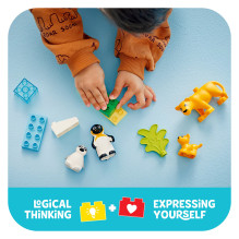 LEGO DUPLO Wild Animal Families: Penguins &amp; Lions