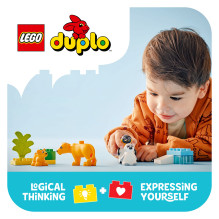 LEGO DUPLO Wild Animal Families: Penguins &amp; Lions