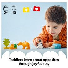 LEGO DUPLO Wild Animal Families: Penguins &amp; Lions