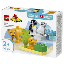 LEGO DUPLO Wild Animal Families: Penguins &amp; Lions