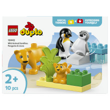 LEGO DUPLO Wild Animal Families: Penguins &amp; Lions