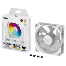 120mm ASUS TUF GAMING TR120 ARGB Gehäuselüfter Reverse weiß, 120 mm, PWM