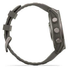 Smartwatch Garmin Fenix 9 - 47mm Titanium with Pebble Gray Silicone Band