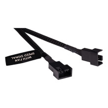 K Alphacool Ventiliatoriaus laidas 4-Pin iki 4-Pin Prailginimas 30cm - juodas K Alphacool Ventiliatoriaus laidas 4-Pin iki 4-Pin Prailginimas 30cm - juodas