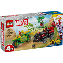 LEGO 11198 Marvel Spidey und seine Super-Freunde Actionspa mit Spin und Electro in ihren Dino-Flitzern