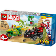 LEGO 11198 Marvel Spidey und seine Super-Freunde Actionspa mit Spin und Electro in ihren Dino-Flitzern