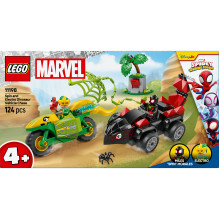 LEGO 11198 Marvel Spidey und seine Super-Freunde Actionspa mit Spin und Electro in ihren Dino-Flitzern