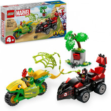 LEGO 11198 Marvel Spidey und seine Super-Freunde Actionspa mit Spin und Electro in ihren Dino-Flitzern