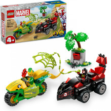 LEGO 11198 Marvel Spidey und seine Super-Freunde Actionspa mit Spin und Electro in ihren Dino-Flitzern