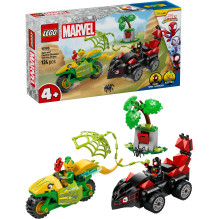 LEGO 11198 Marvel Spidey und seine Super-Freunde Actionspa mit Spin und Electro in ihren Dino-Flitzern