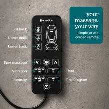 Homedics CBS-2026-EB Shiatsu Max 3.0 Back &amp; Shoulder Massager With Heat
