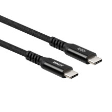 USB Laidas - Lindy 32025 USB 2.0 USB-C Į USB-C Laidas, 0,5 m, 100 W, Juodas USB Laidas - Lindy 32025 USB 2.0 USB-C Į USB-C Laidas, 0,5 m, 100 W, Juodas