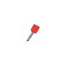 Intercable ICIAE1014Z Zwillings- aderendhlse 2x10qmm 14mm verzinnt rot