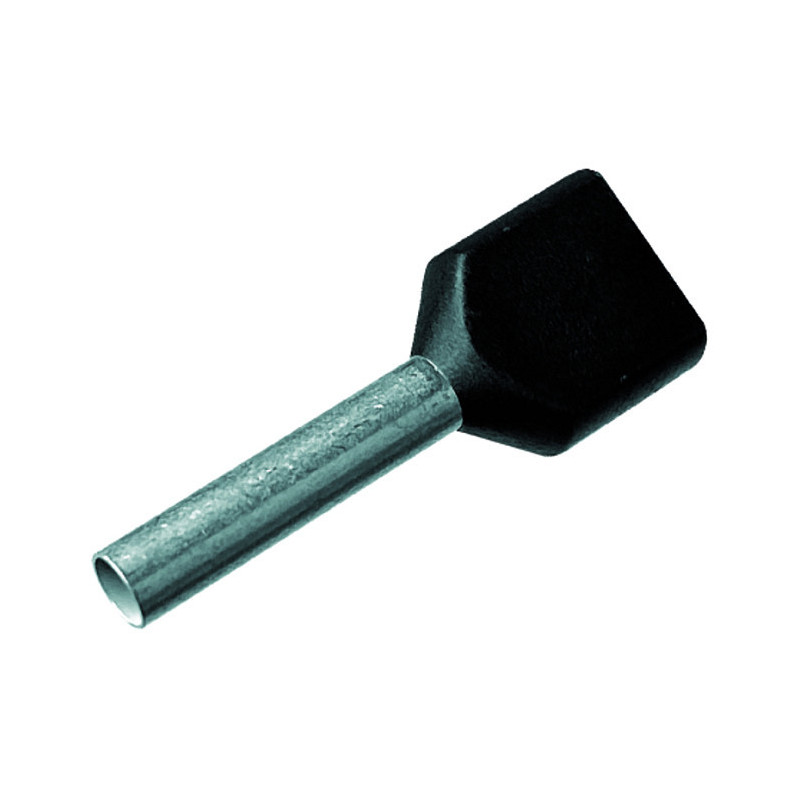 Intercable ICIAE158Z Zwillings- aderendhlse 2x1,5qmm 8mm schwarz