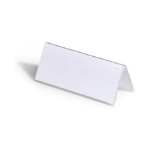 DURABLE Tischnamensschild 61 / 122x150mm transp 25er Pck DURABLE Tischnamensschild 61 / 122x150mm transp 25er Pck