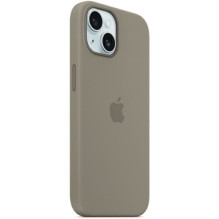 Apple Etui Apple MT0Q3ZM / A iPhone 15 / 14 / 13 6.1" MagSafe popielaty brąz / clay Silicone Case