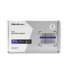 „Qoltec 50877“ lazerinis skeneris 1D, USB, baltas „Qoltec 50877“ lazerinis skeneris 1D, USB, baltas