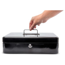 Cash box size 4 black