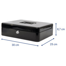Cash box size 4 black