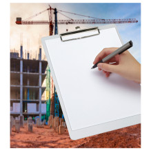 Clipboard DIN A4 silver
