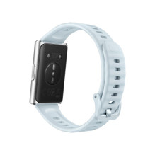 Huawei Band 11 Pro Silver Aluminum Alloy Case with Blue Fluoroelastomer Strap (Candy-B49F) Huawei Band 11 Pro Silver Aluminum Alloy Case with Blue Fluoroelastomer Strap (Candy-B49F)