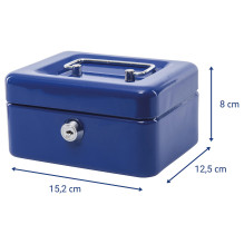 Cash box size 1 blue
