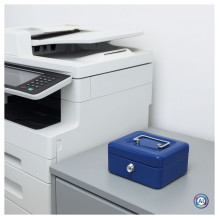 Cash box size 1 blue