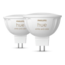 Philips Hue WCA 6.3W 12V MR16, 2pcs , GU5.3 Philips Hue WCA 6.3W 12V MR16, 2pcs , GU5.3