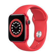 „Apple Watch Series 6 GPS 44mm PRODUCT“ (RAUDONAS) aliuminio korpusas su sportiniu dirželiu – ĮPRASTAS, raudonas „Apple Watch Series 6 GPS 44mm PRODUCT“ (RAUDONAS) aliuminio korpusas su sportiniu dirželiu – ĮPRASTAS, raudonas