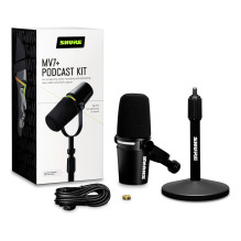 Shure MV7+K-BNDL – Mikrofonas – 3-pin XLR USB Shure MV7+K-BNDL – Mikrofonas – 3-pin XLR USB