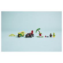 LEGO 11198 Marvel Spidey und seine Super-Freunde Actionspa mit Spin und Electro in ihren Dino-Flitzern