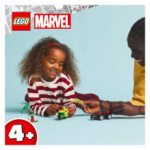 LEGO 11198 Marvel Spidey und seine Super-Freunde Actionspa mit Spin und Electro in ihren Dino-Flitzern