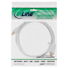 INLINE Mini DisplayPort zu HDMI Konverter Kabel mit Audio weiss 3m