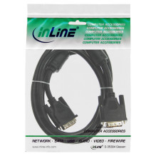 INLINE DVI-D Kabel digital 24+1 Stecker / Stecker Dual Link 2 Ferrite 2m INLINE DVI-D Kabel digital 24+1 Stecker / Stecker Dual Link 2 Ferrite 2m