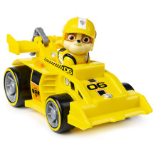 Spinmaster Paw Patrol - Ready, Race, Rescue, Rubbles Race &amp; Go Deluxe Basis Fahrzeug (mit Figur)