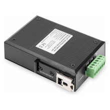 DIGITUS Konverter Industrial Gigabit Media RJ45 SFP PoE PSE