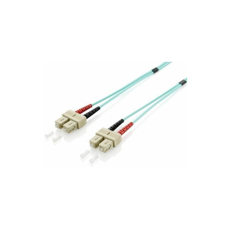 Equip Patch cable SC- SC 20.00m Multimode Duplex OM3 turquoise Polybag