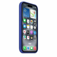 Apple iPhone 16 Silikon Case - mit MagSafe- Ultramarin (MYY63ZM / A)