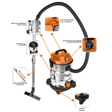 NEO TOOLS Industrial Vacuum...
