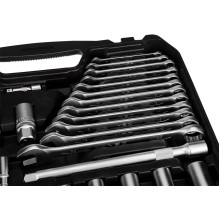 NEO TOOLS Socket Set 1 / 2", 1 / 3", 220 pcs, Satin Finish NEO TOOLS Socket Set 1 / 2", 1 / 3", 220 pcs, Satin Finish