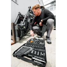 NEO TOOLS Socket Set 1 / 2", 1 / 3", 220 pcs, Satin Finish NEO TOOLS Socket Set 1 / 2", 1 / 3", 220 pcs, Satin Finish