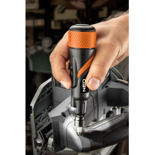 NEO TOOLS akumuliatorinis atsuktuvas USB-C 3,6 V, ličio jonų, plastikinis dėklas + priedai NEO TOOLS akumuliatorinis atsuktuvas USB-C 3,6 V, ličio jonų, plastikinis dėklas + priedai