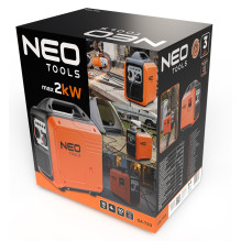 NEO TOOLS inverterinis generatorius 2000 W, oranžinis / juodas