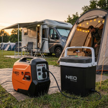 NEO TOOLS inverterinis generatorius 3200W, oranžinis / juodas NEO TOOLS inverterinis generatorius 3200W, oranžinis / juodas