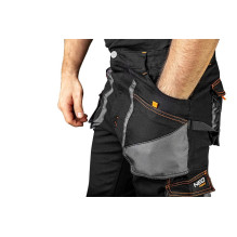 NEO TOOLS HD Slim work trousers with belt 81-238, size XS / 46